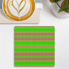 Neon Hopes Uv Print Square Tile Coaster  by Thespacecampers