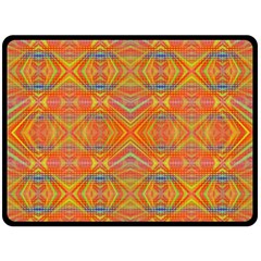 Orange You Glad Double Sided Fleece Blanket (large)  by Thespacecampers