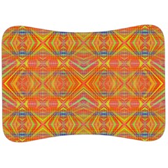 Orange You Glad Velour Seat Head Rest Cushion by Thespacecampers