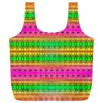 Peace And Love Full Print Recycle Bag (XXXL) Back