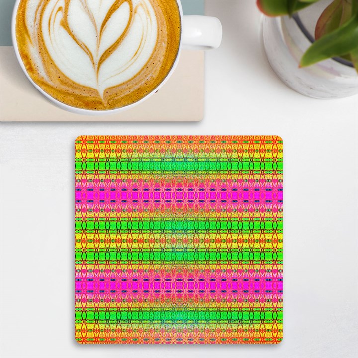 Peace And Love UV Print Square Tile Coaster 