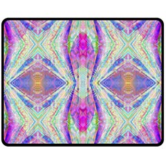 Peaceful Purp Fleece Blanket (medium)  by Thespacecampers