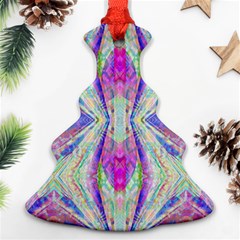 Peaceful Purp Ornament (christmas Tree)  by Thespacecampers