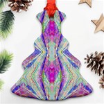 Peaceful Purp Ornament (Christmas Tree)  Front