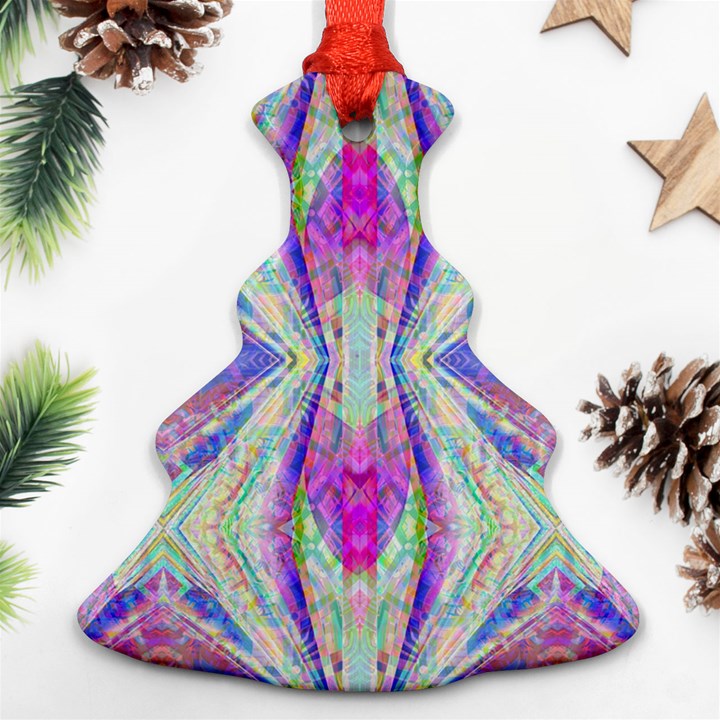 Peaceful Purp Ornament (Christmas Tree) 