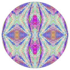 Peaceful Purp Round Trivet