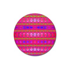 Pink Mirrors Magnet 3  (round) by Thespacecampers