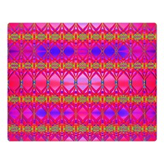 Pink Mirrors Double Sided Flano Blanket (large)  by Thespacecampers