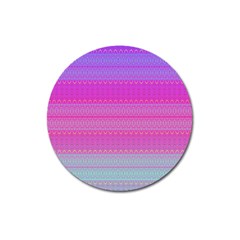 Pink Paradise Magnet 3  (round) by Thespacecampers