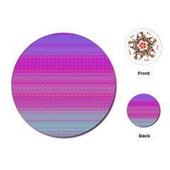 Pink Paradise Playing Cards Single Design (round) by Thespacecampers