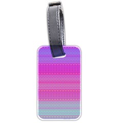 Pink Paradise Luggage Tag (two Sides) by Thespacecampers