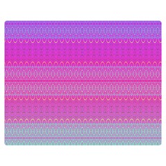 Pink Paradise Double Sided Flano Blanket (medium)  by Thespacecampers