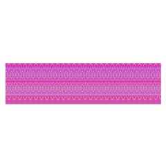 Pink Paradise Oblong Satin Scarf (16  X 60 ) by Thespacecampers