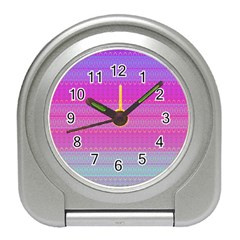 Pink Paradise Travel Alarm Clock by Thespacecampers