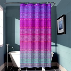 Pink Paradise Shower Curtain 36  X 72  (stall)  by Thespacecampers