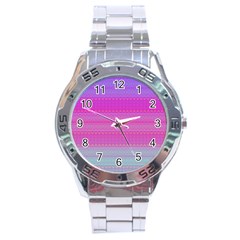 Pink Paradise Stainless Steel Analogue Watch by Thespacecampers