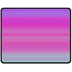 Pink Paradise Double Sided Fleece Blanket (medium)  by Thespacecampers