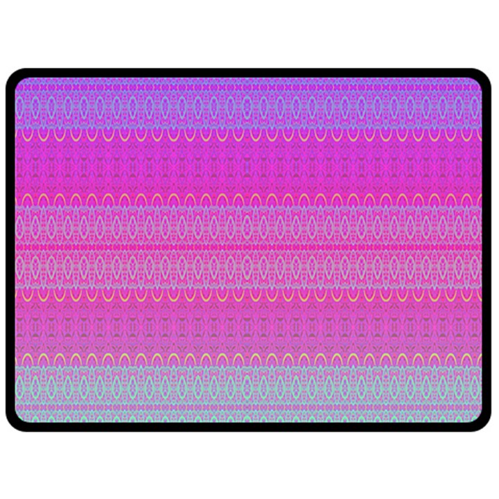 Pink Paradise Double Sided Fleece Blanket (Large) 