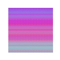 Pink Paradise Square Satin Scarf (30  X 30 ) by Thespacecampers