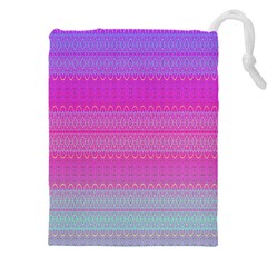 Pink Paradise Drawstring Pouch (5xl) by Thespacecampers