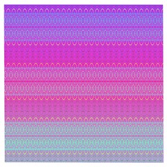 Pink Paradise Wooden Puzzle Square by Thespacecampers