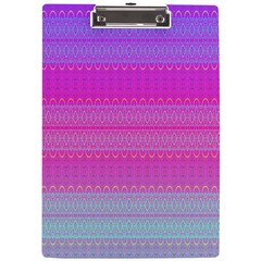 Pink Paradise A4 Clipboard by Thespacecampers