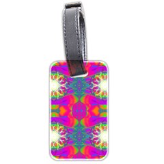 Plasma Ball Luggage Tag (two Sides) by Thespacecampers