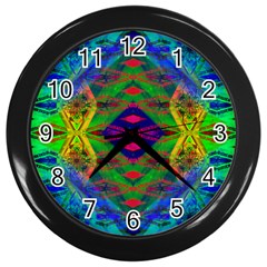 Portal Pieces Wall Clock (black) by Thespacecampers