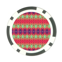 Psychedelic Synergy Poker Chip Card Guard by Thespacecampers