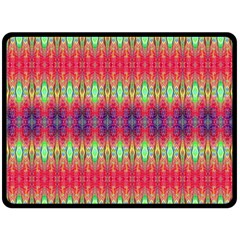 Psychedelic Synergy Fleece Blanket (large)  by Thespacecampers