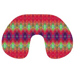 Psychedelic Synergy Travel Neck Pillow by Thespacecampers