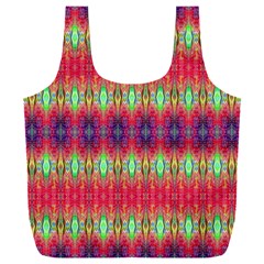 Psychedelic Synergy Full Print Recycle Bag (xxl) by Thespacecampers