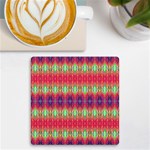 Psychedelic Synergy UV Print Square Tile Coaster  Front