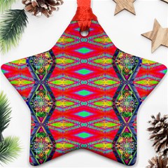 Psychedelio Ornament (star) by Thespacecampers