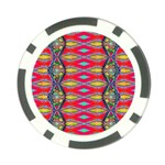 Psychedelio Poker Chip Card Guard Front