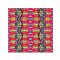 Psychedelio Square Satin Scarf (30  X 30 ) by Thespacecampers