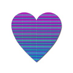 Purple Wubz Heart Magnet by Thespacecampers