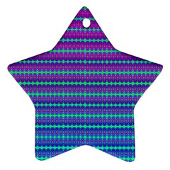 Purple Wubz Star Ornament (two Sides) by Thespacecampers