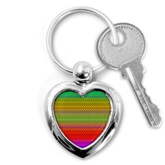 Rainbow Road Key Chain (heart) by Thespacecampers