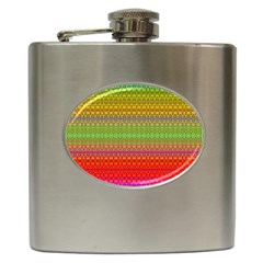 Rainbow Road Hip Flask (6 Oz) by Thespacecampers