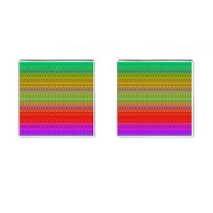 Rainbow Road Cufflinks (square) by Thespacecampers