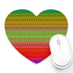 Rainbow Road Heart Mousepads by Thespacecampers