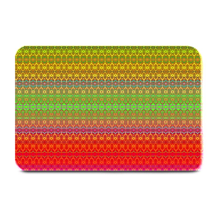 Rainbow Road Plate Mats