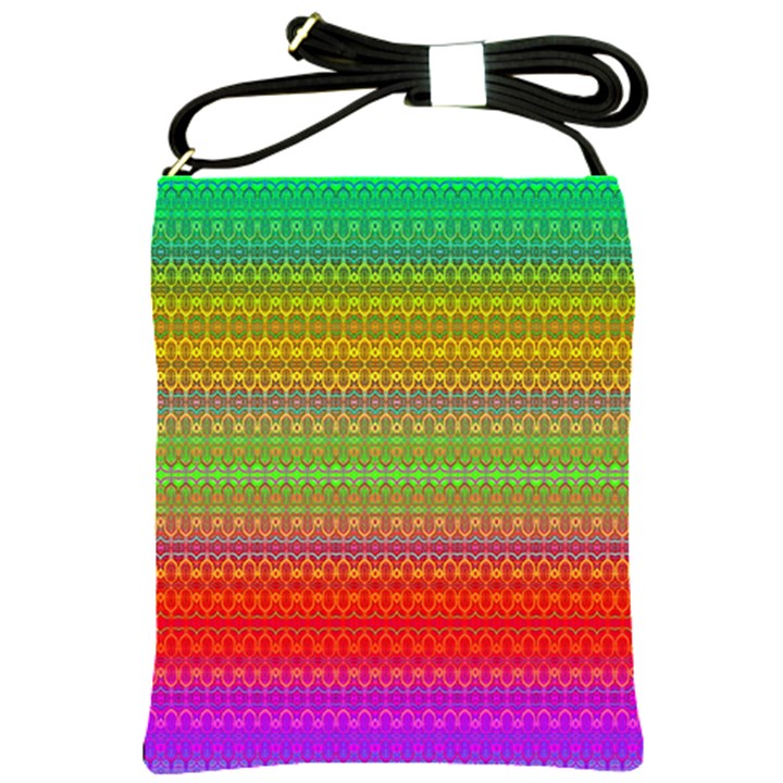 Rainbow Road Shoulder Sling Bag