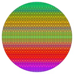 Rainbow Road Round Trivet