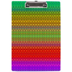 Rainbow Road A4 Clipboard by Thespacecampers