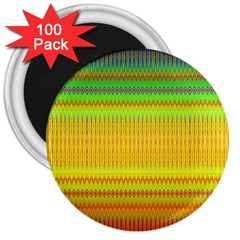 Rippled Memory 3  Magnets (100 Pack) by Thespacecampers