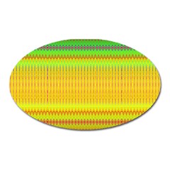 Rippled Memory Oval Magnet by Thespacecampers