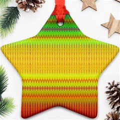 Rippled Memory Star Ornament (two Sides) by Thespacecampers