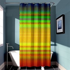 Rippled Memory Shower Curtain 36  X 72  (stall)  by Thespacecampers